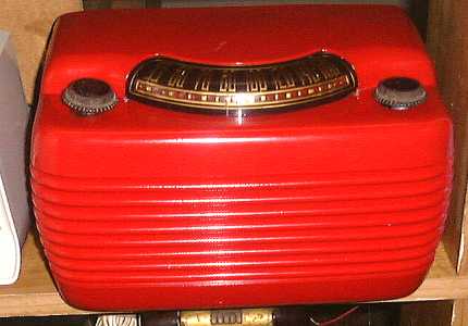 Red Philco Radio