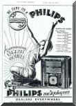 Philips Radio Advertisement for 1937.